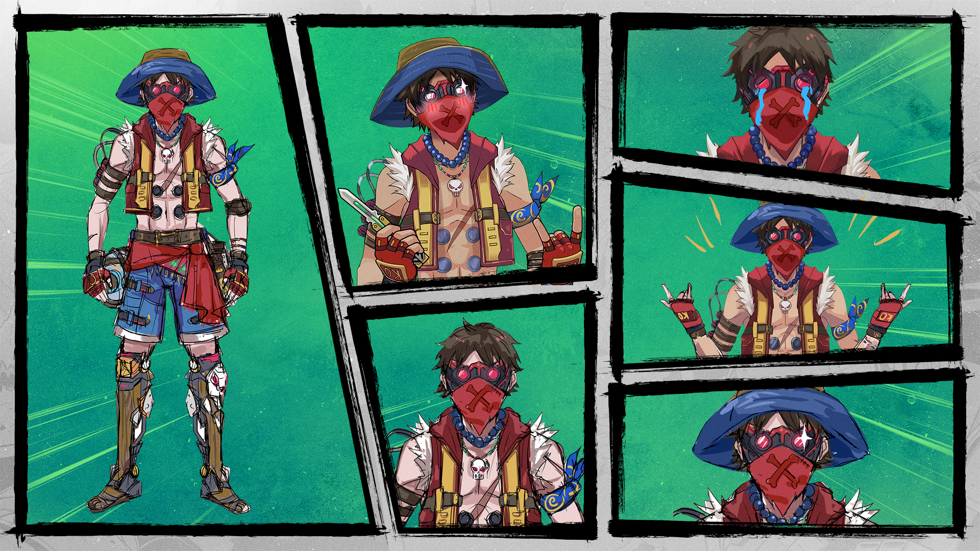 Apex Legends Octane VTuber character artwork from the Gaiden campaign